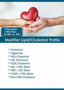 Lipid profile MediTest @Rs 299